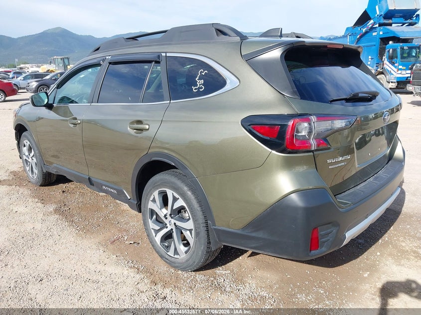 2022 Subaru Outback VIN 4S4BTANC2N3156423 IAAI salvage auction — FRONT END, Salvage (Montana), sold $7,700 on 2026-07-31 (photo 3)