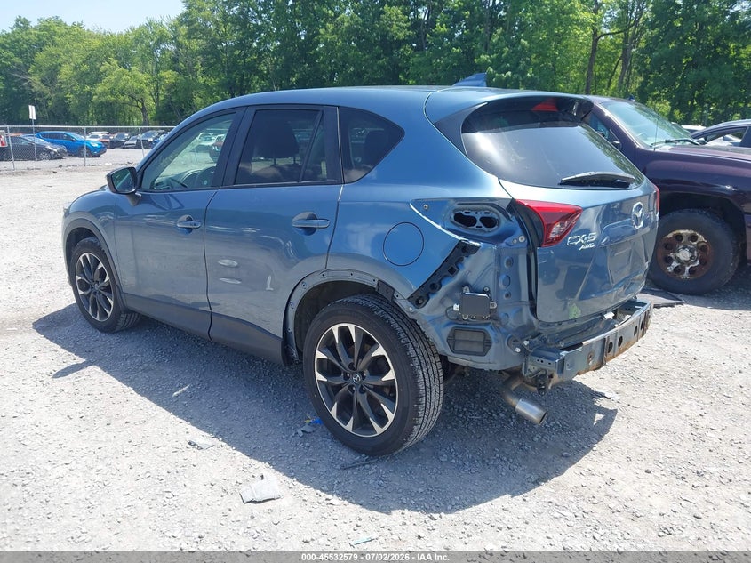 2016 Mazda Cx-5 VIN JM3KE4DY2G0680521 IAAI salvage auction — REAR END, Salvage Title, sold $2,850 on 2026-07-22 (photo 3)