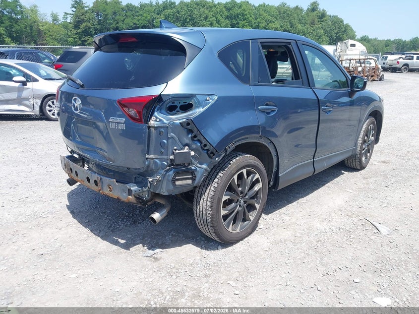 2016 Mazda Cx-5 VIN JM3KE4DY2G0680521 IAAI salvage auction — REAR END, Salvage Title, sold $2,850 on 2026-07-22 (photo 4)