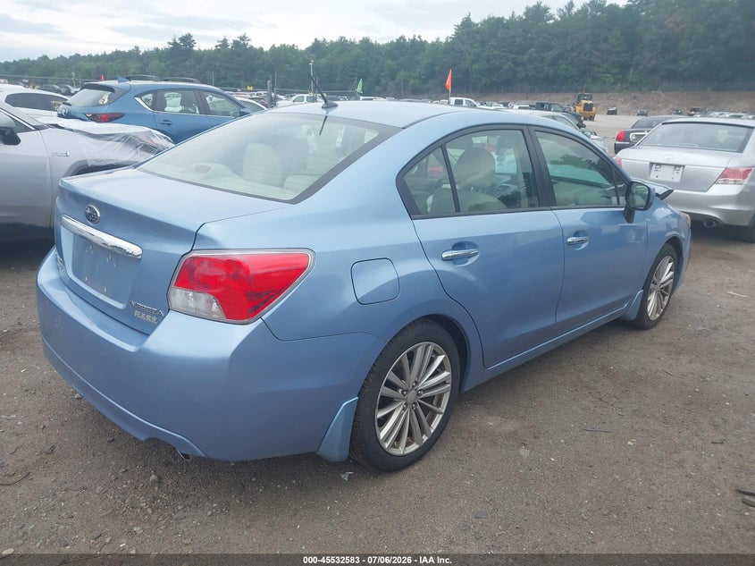 2012 Subaru Impreza VIN JF1GJAG63CH024266 IAAI salvage auction — FRONT END, Clear (Massachusetts), sold $775 on 2026-07-08 (photo 4)