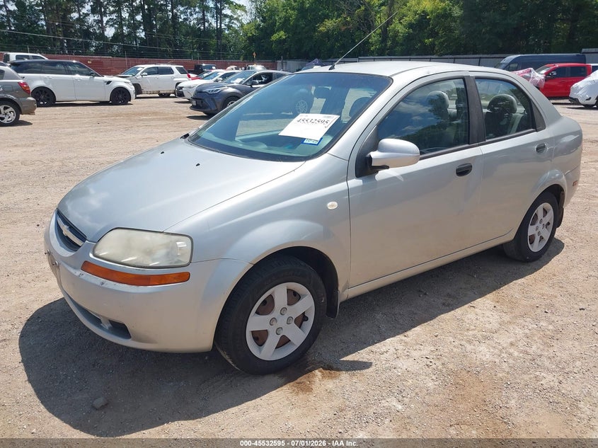 2005 Chevrolet Aveo VIN KL1TD52665B450805 IAAI salvage auction — NORMAL WEAR, Original (Texas), sold $325 on 2026-07-23 (photo 2)