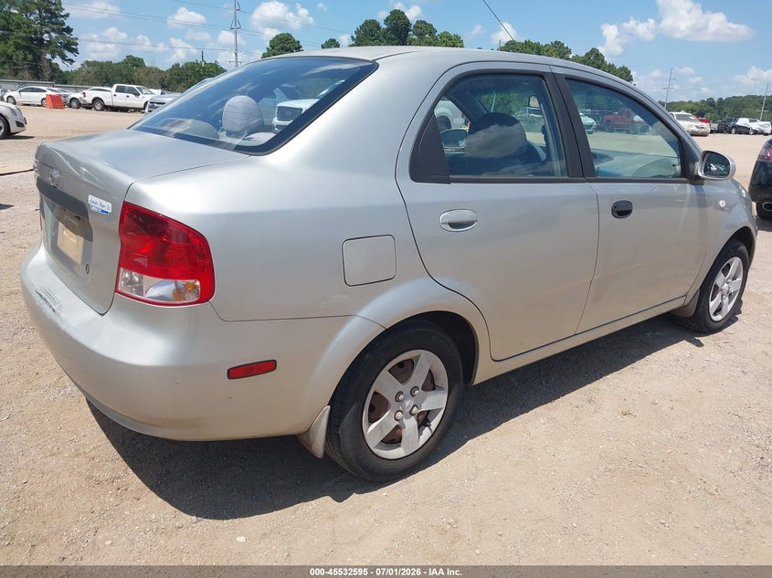 2005 Chevrolet Aveo VIN KL1TD52665B450805 IAAI salvage auction — NORMAL WEAR, Original (Texas), sold $325 on 2026-07-23 (photo 4)