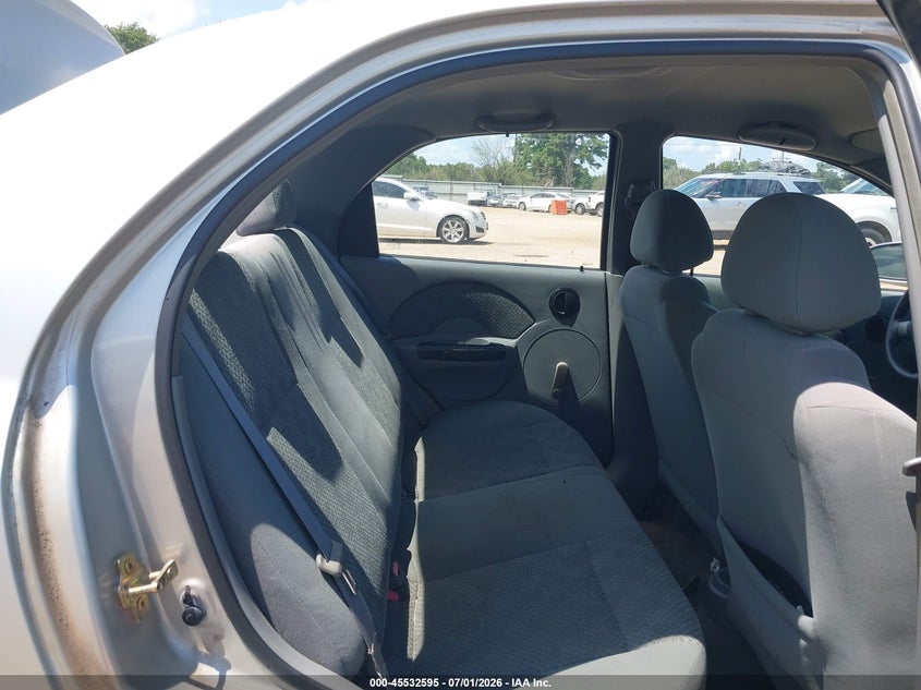 2005 Chevrolet Aveo VIN KL1TD52665B450805 IAAI salvage auction — NORMAL WEAR, Original (Texas), sold $325 on 2026-07-23 (photo 8)