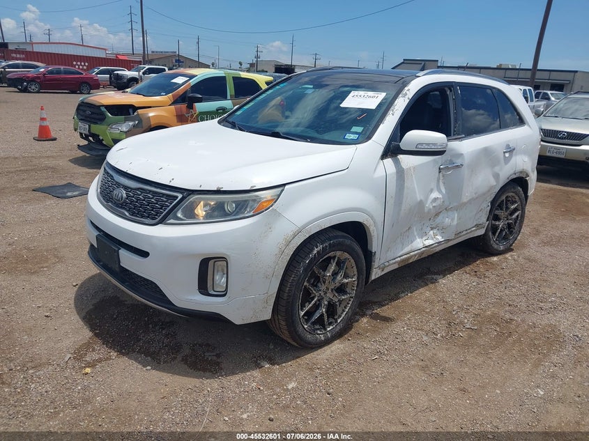 2014 Kia Sorento VIN 5XYKW4A79EG490076 IAAI salvage auction — LEFT SIDE, Salvage (Texas), sold $25 on 2026-07-29 (photo 2)
