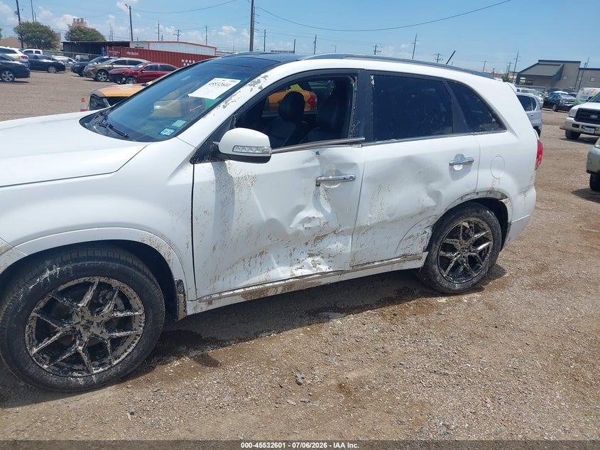 2014 Kia Sorento VIN 5XYKW4A79EG490076 IAAI salvage auction — LEFT SIDE, Salvage (Texas), sold $25 on 2026-07-29 (photo 6)