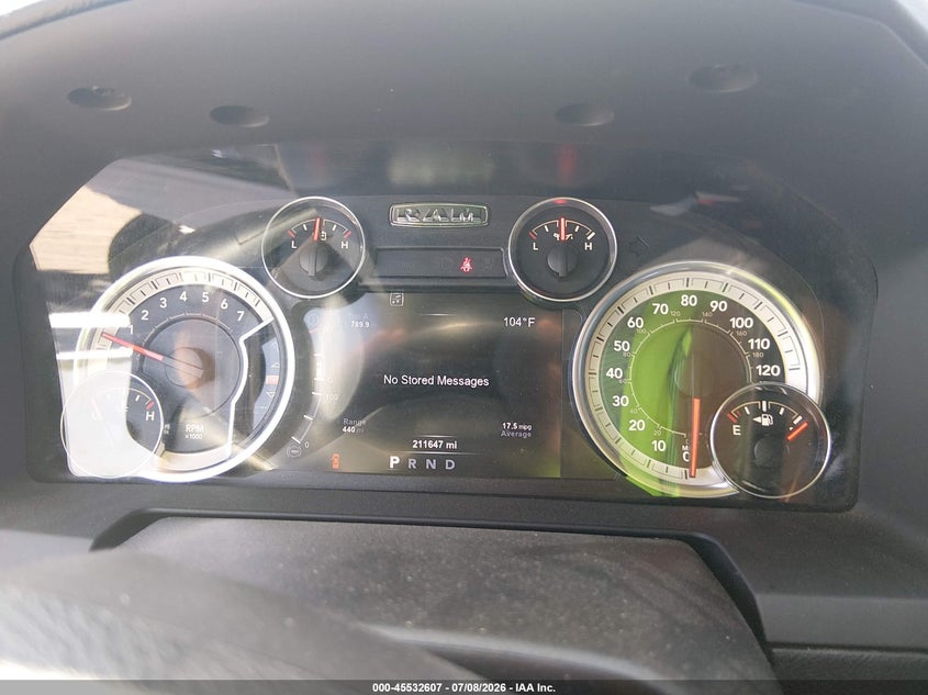 2017 Ram 1500 VIN 1C6RR7NT6HS692720 IAAI salvage auction — RIGHT FRONT, Salvage Title, sold $4,900 on 2026-08-29 (photo 7)