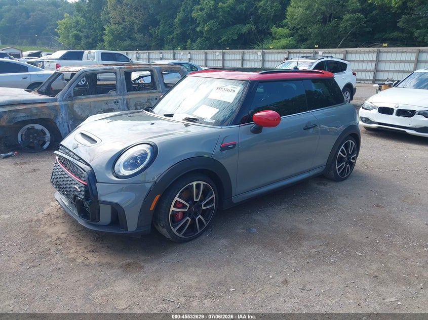 2023 Mini Hard top VIN WMW73DH04P2S67008 IAAI salvage auction — RIGHT FRONT, Wait Title, sold $11,000 on 2026-08-14 (photo 2)