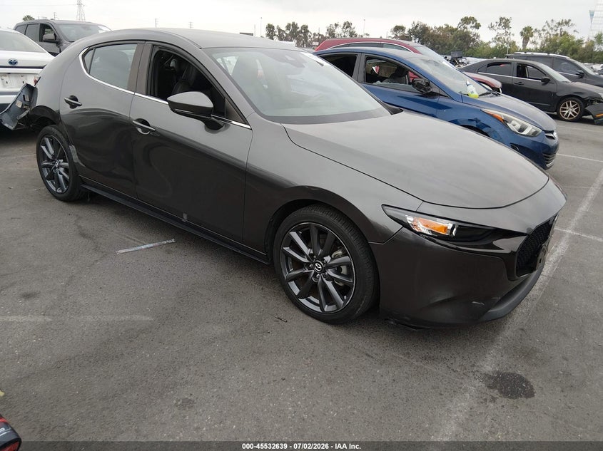 2023 Mazda 3 VIN JM1BPAKMXP1616769 IAAI salvage auction — REAR END, Salvage (California), sold $4,650 on 2026-07-13 (photo 1)