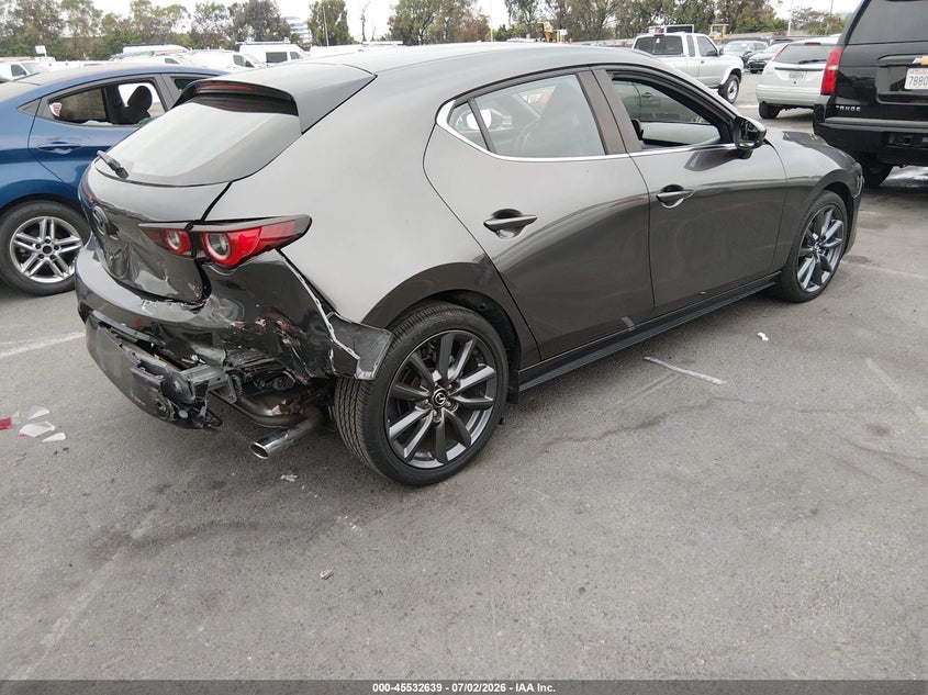 2023 Mazda 3 VIN JM1BPAKMXP1616769 IAAI salvage auction — REAR END, Salvage (California), sold $4,650 on 2026-07-13 (photo 4)