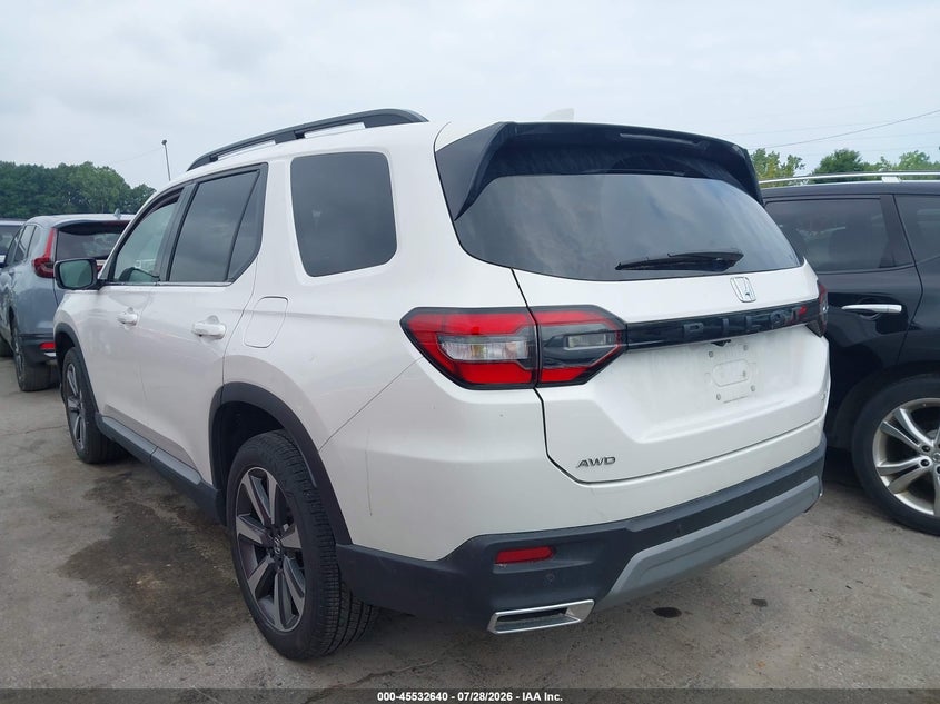 2025 Honda Pilot VIN 5FNYG1H81SB035889 IAAI salvage auction — HAIL, Wait Title, sold $25,650 on 2026-09-01 (photo 3)