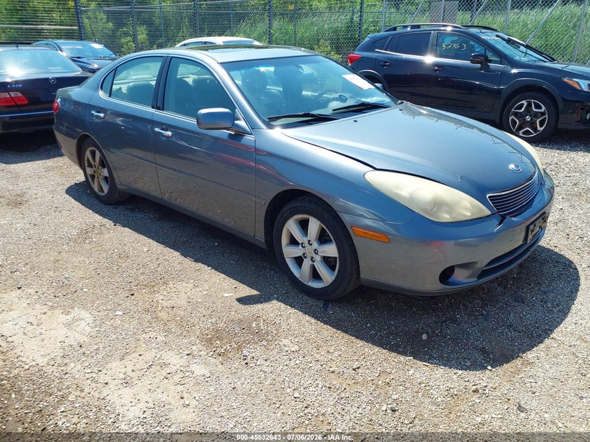 2005 Lexus Es 330 VIN JTHBA30G455119215 IAAI salvage auction — NORMAL WEAR, Clear (Illinois), sold $675 on 2026-07-15 (photo 1)