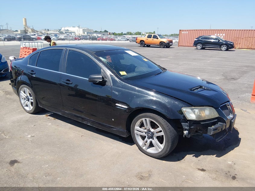 2009 Pontiac G8 VIN 6G2ER57759L160194 IAAI salvage auction — FRONT END, Salvage (Missouri), sold $800 on 2026-08-25 (photo 1)