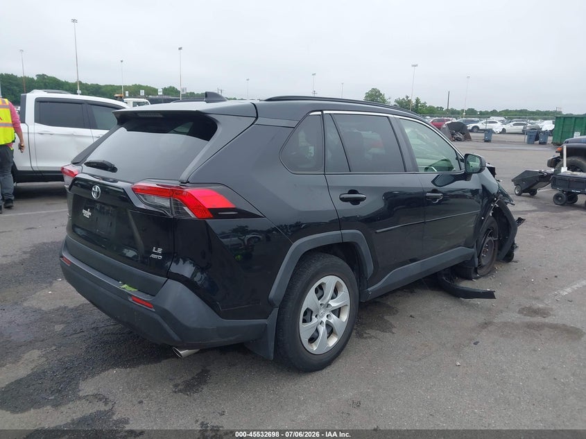 2020 Toyota Rav 4 VIN JTMF1RFV0LD062901 IAAI salvage auction — FRONT END, Salvage Title, sold $4,850 on 2026-07-27 (photo 4)