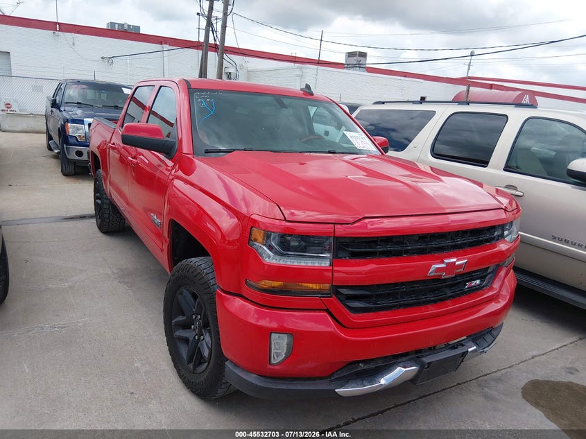 2018 Chevrolet Silverado 1500 VIN 3GCUKREC0JG642654 IAAI salvage auction — NORMAL WEAR, Original (Texas), sold $7,300 on 2026-07-29 (photo 1)