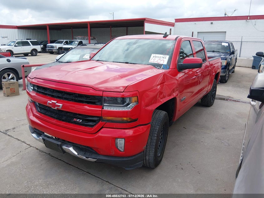 2018 Chevrolet Silverado 1500 VIN 3GCUKREC0JG642654 IAAI salvage auction — NORMAL WEAR, Original (Texas), sold $7,300 on 2026-07-29 (photo 2)