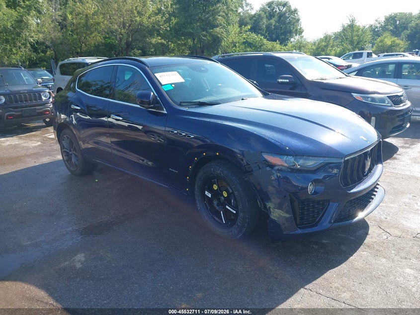 2019 Maserati Levante VIN ZN661YUS1KX322270 IAAI salvage auction — FRONT END, Salvage (Kansas), sold $11,800 on 2026-08-12 (photo 1)