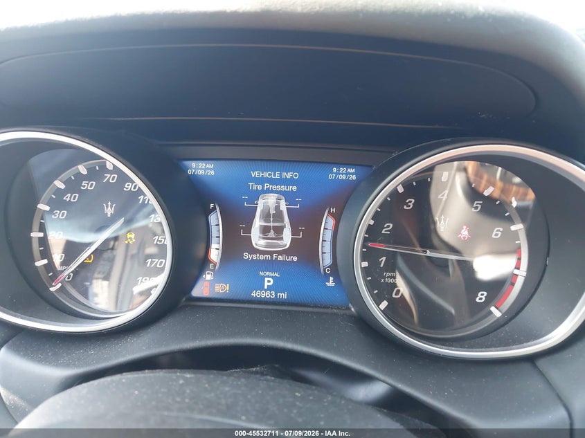 2019 Maserati Levante VIN ZN661YUS1KX322270 IAAI salvage auction — FRONT END, Salvage (Kansas), sold $11,800 on 2026-08-12 (photo 7)