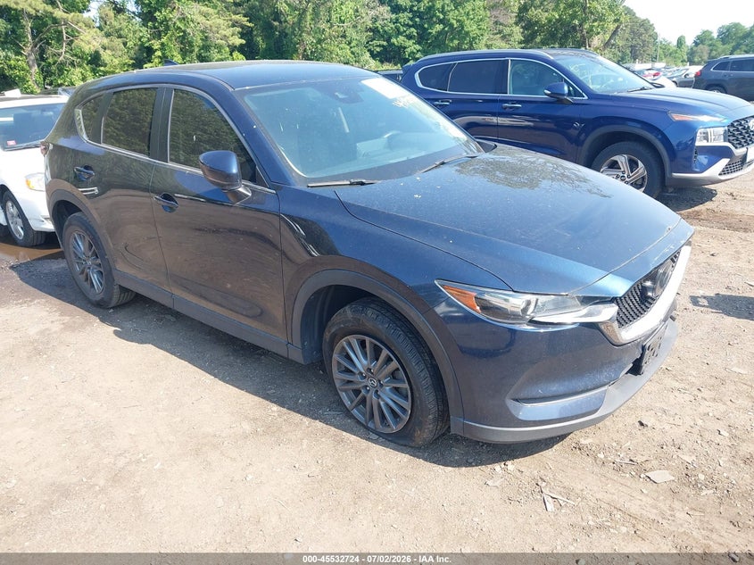 2021 Mazda Cx-5 VIN JM3KFBCM1M0413737 IAAI salvage auction — REAR END, Salvage Title, sold $5,500 on 2026-07-28 (photo 1)