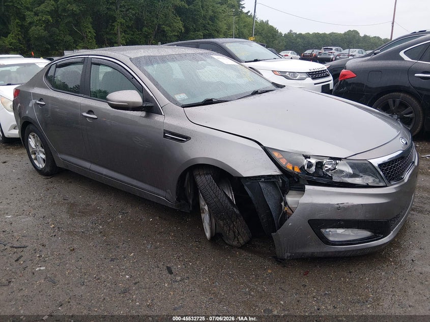 2013 Kia Optima VIN 5XXGM4A70DG164651 IAAI salvage auction — RIGHT FRONT, Clear (Massachusetts), sold $250 on 2026-07-17 (photo 1)