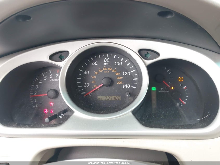 2004 Toyota Highlander VIN JTEGD21A040093688 IAAI salvage auction — FRONT END, Salvage (California), sold $625 on 2026-07-23 (photo 7)