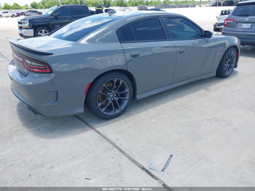 2023 Dodge Charger VIN 2C3CDXGJXPH660095 IAAI salvage auction — WATER/FLOOD, Salvage (Texas), sold $13,200 on 2026-08-28 (photo 4)