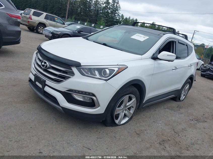 2018 Hyundai Santa fe VIN 5XYZWDLAXJG542039 IAAI salvage auction — NORMAL WEAR, Clear (Washington), sold $4,025 on 2026-07-29 (photo 2)