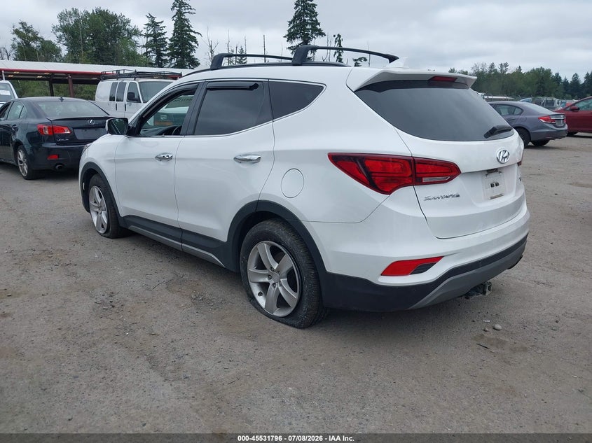 2018 Hyundai Santa fe VIN 5XYZWDLAXJG542039 IAAI salvage auction — NORMAL WEAR, Clear (Washington), sold $4,025 on 2026-07-29 (photo 3)