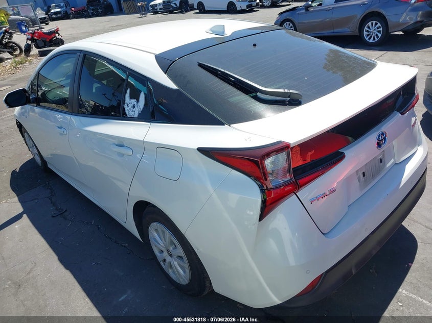 2019 Toyota Prius VIN JTDKARFU2K3091181 IAAI salvage auction — FRONT END, Salvage Certificate (California), sold $5,300 on 2026-07-22 (photo 3)