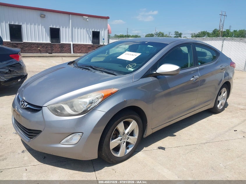 2013 Hyundai Elantra VIN KMHDH4AEXDU631649 IAAI salvage auction — NORMAL WEAR, Salvage Title, sold $525 on 2026-07-21 (photo 2)