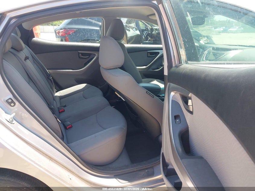 2013 Hyundai Elantra VIN KMHDH4AEXDU631649 IAAI salvage auction — NORMAL WEAR, Salvage Title, sold $525 on 2026-07-21 (photo 8)