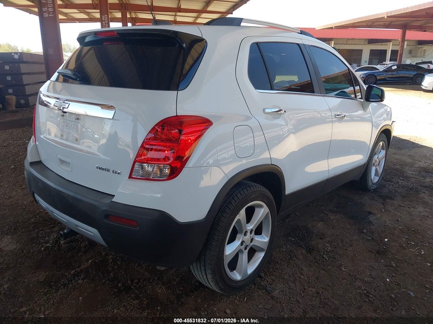2015 Chevrolet Trax VIN KL7CJNSB4FB075896 IAAI salvage auction — FRONT END, Salvage Title, sold $25 on 2026-07-28 (photo 4)