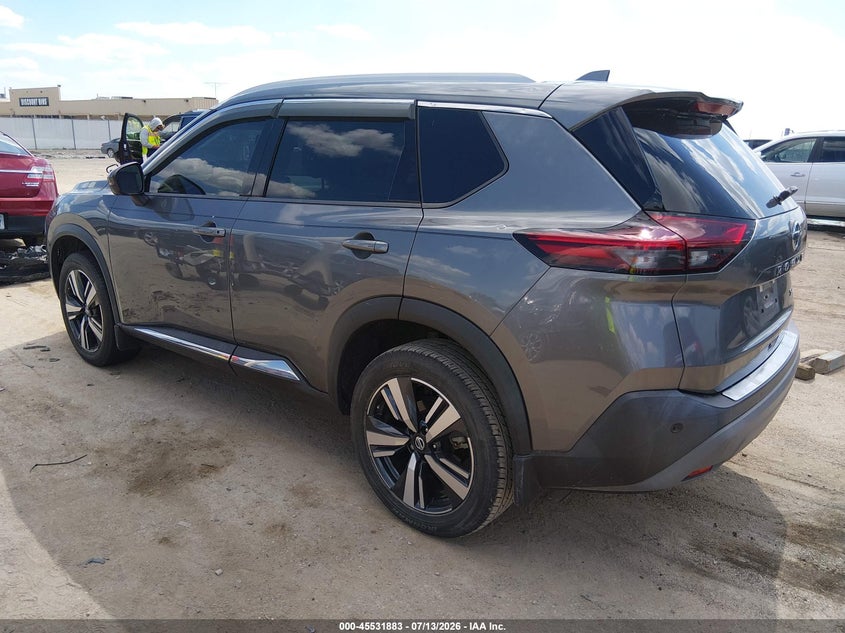 2021 Nissan Rogue VIN 5N1AT3CA5MC815831 IAAI salvage auction — HAIL, Salvage (Kansas), sold $9,800 on 2026-10-02 (photo 3)