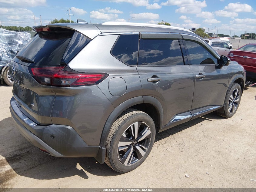 2021 Nissan Rogue VIN 5N1AT3CA5MC815831 IAAI salvage auction — HAIL, Salvage (Kansas), sold $9,800 on 2026-10-02 (photo 4)