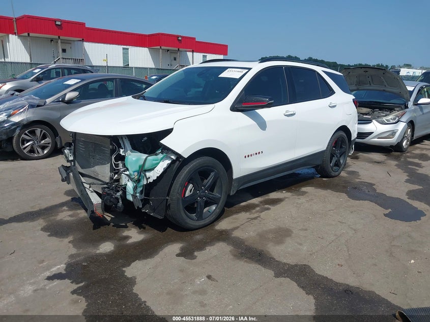 2022 Chevrolet Equinox VIN 3GNAXXEV2NS244768 IAAI salvage auction — FRONT END, Rebuildable (Florida), sold $8,200 on 2026-07-30 (photo 2)