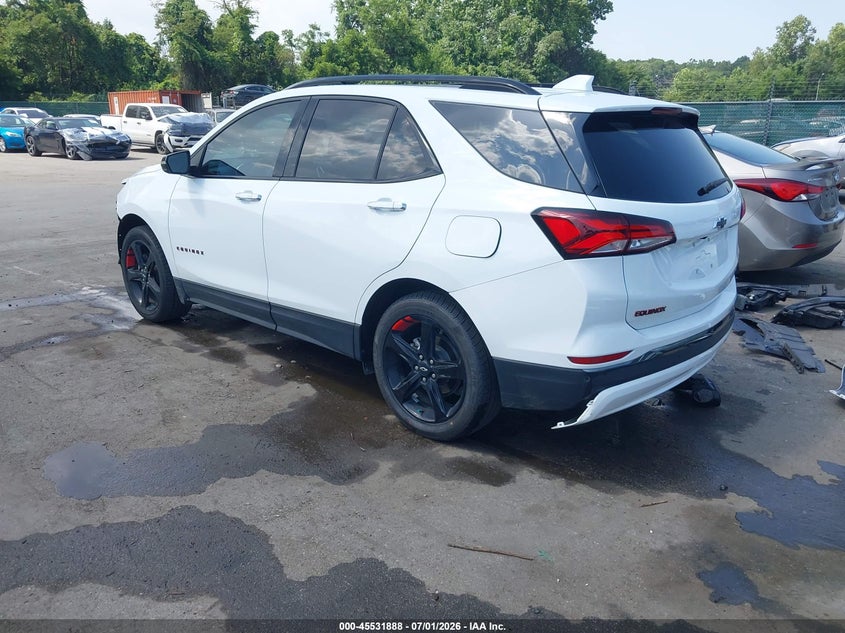 2022 Chevrolet Equinox VIN 3GNAXXEV2NS244768 IAAI salvage auction — FRONT END, Rebuildable (Florida), sold $8,200 on 2026-07-30 (photo 3)