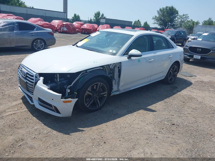 2017 Audi A4 VIN WAUENAF46HA164850 IAAI salvage auction — FRONT END, Wait Title, sold $3,750 on 2026-08-23 (photo 2)