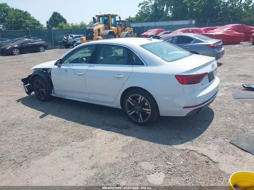 2017 Audi A4 VIN WAUENAF46HA164850 IAAI salvage auction — FRONT END, Wait Title, sold $3,750 on 2026-08-23 (photo 3)