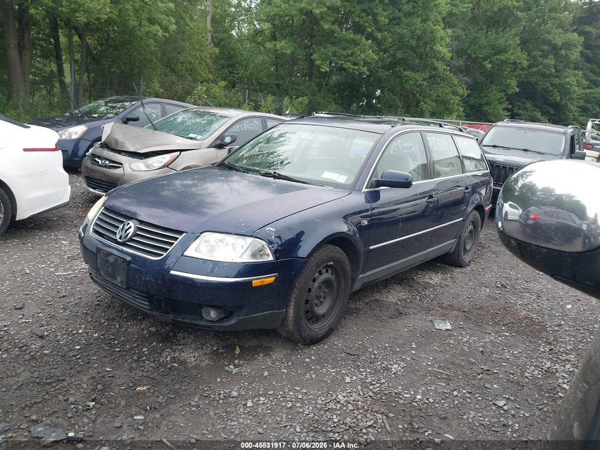 2003 Volkswagen Passat VIN WVWVD63B13E027127 IAAI salvage auction — REAR END, Mv-907A (New York), sold $25 on 2026-07-28 (photo 2)