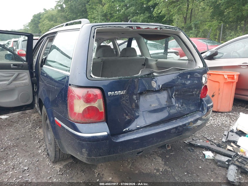 2003 Volkswagen Passat VIN WVWVD63B13E027127 IAAI salvage auction — REAR END, Mv-907A (New York), sold $25 on 2026-07-28 (photo 6)