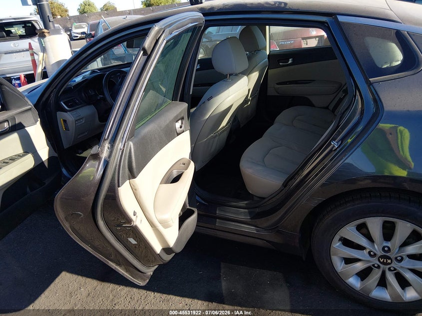 2017 Kia Optima VIN 5XXGT4L30HG131135 IAAI salvage auction — LEFT FRONT, Salvage Certificate (California), sold $1,550 on 2026-07-08 (photo 8)