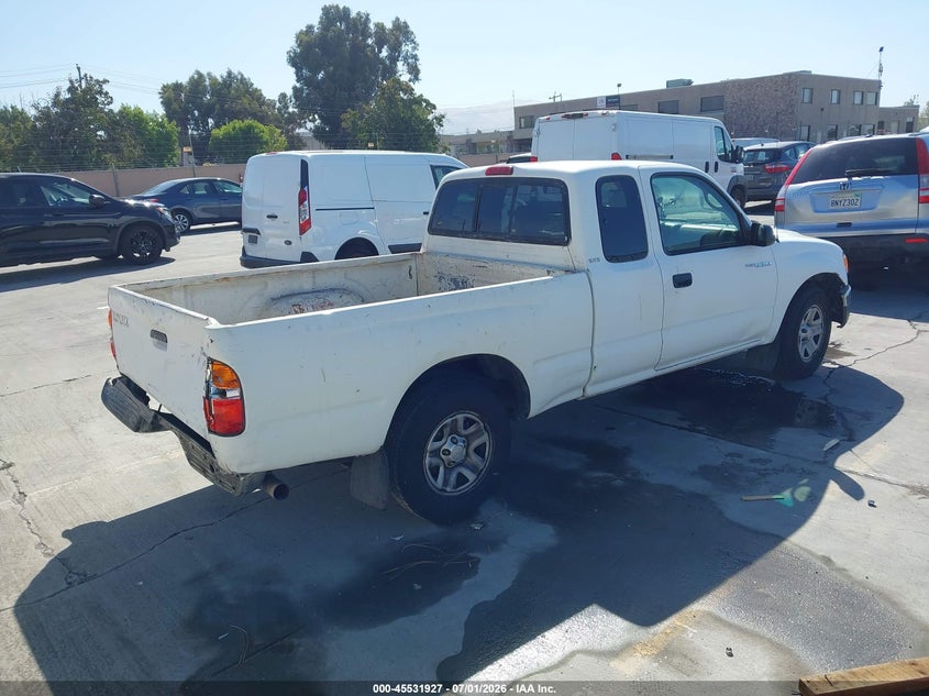 2004 Toyota Tacoma VIN 5TEVL52N64Z461390 IAAI salvage auction — FRONT END, Salvage (California), sold $2,550 on 2026-07-20 (photo 4)