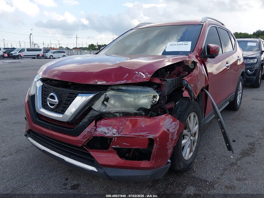2017 Nissan Rogue VIN JN8AT2MT2HW392889 IAAI salvage auction — LEFT FRONT, Salvage Title, sold $1,200 on 2026-07-19 (photo 2)