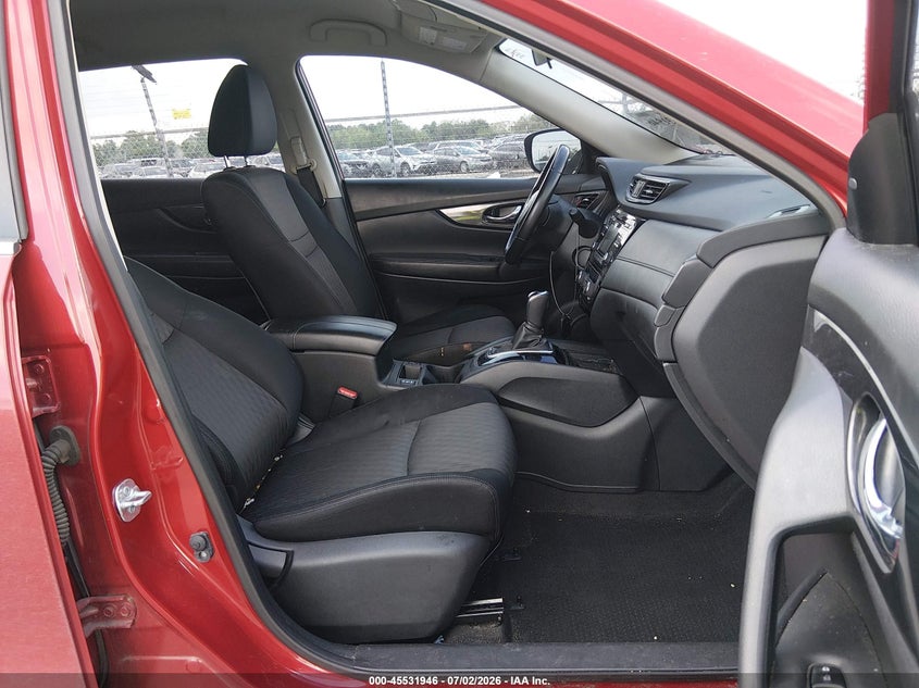 2017 Nissan Rogue VIN JN8AT2MT2HW392889 IAAI salvage auction — LEFT FRONT, Salvage Title, sold $1,200 on 2026-07-19 (photo 5)