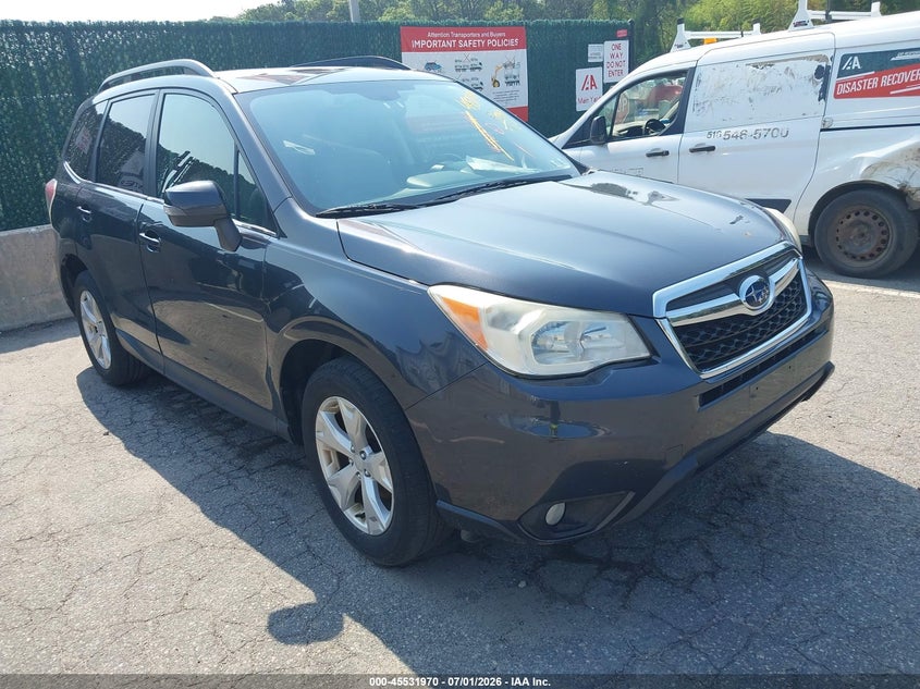 2014 Subaru Forester VIN JF2SJAPC6EH485007 IAAI salvage auction — NORMAL WEAR, Clear (Pennsylvania), sold $1,925 on 2026-07-28 (photo 1)