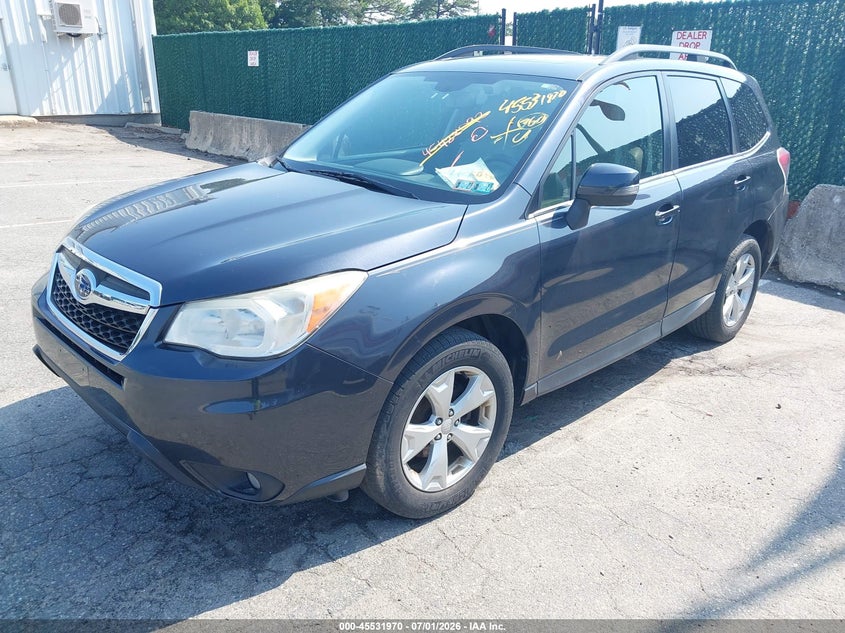 2014 Subaru Forester VIN JF2SJAPC6EH485007 IAAI salvage auction — NORMAL WEAR, Clear (Pennsylvania), sold $1,925 on 2026-07-28 (photo 2)