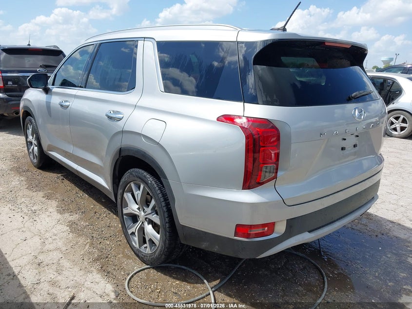 2022 Hyundai Palisade VIN KM8R34HE7NU358018 IAAI salvage auction — NORMAL WEAR, Original (Texas), sold $9,100 on 2026-07-29 (photo 3)