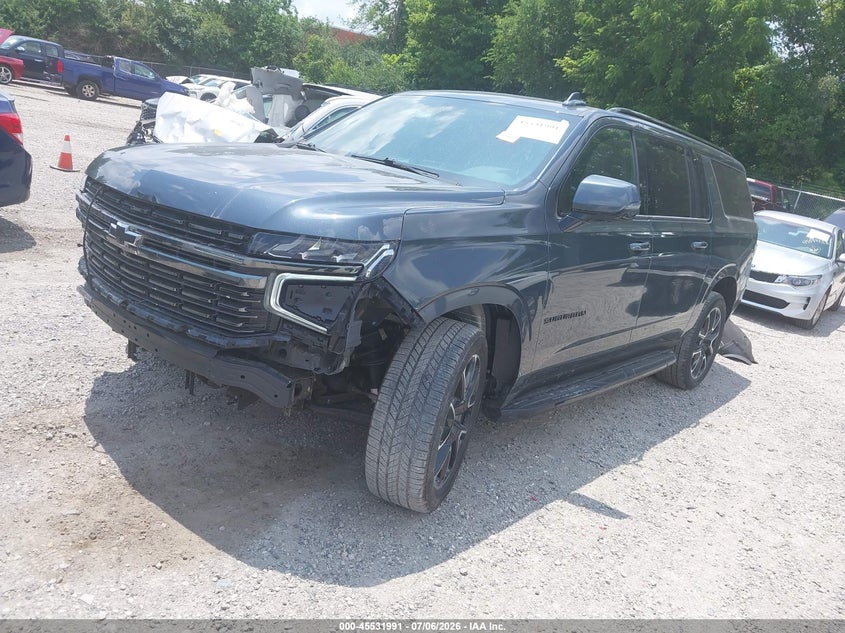 2021 Chevrolet Suburban VIN 1GNSKEKD7MR485195 IAAI salvage auction — FRONT END, Salvage (Ohio), sold $14,600 on 2026-07-28 (photo 2)