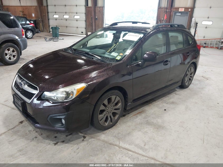 2013 Subaru Impreza VIN JF1GPAL60DH206643 IAAI salvage auction — NORMAL WEAR, Clear (New York), sold $225 on 2026-07-15 (photo 2)