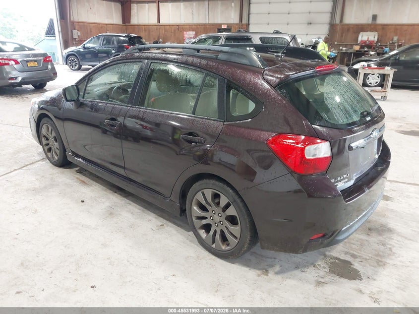 2013 Subaru Impreza VIN JF1GPAL60DH206643 IAAI salvage auction — NORMAL WEAR, Clear (New York), sold $225 on 2026-07-15 (photo 3)