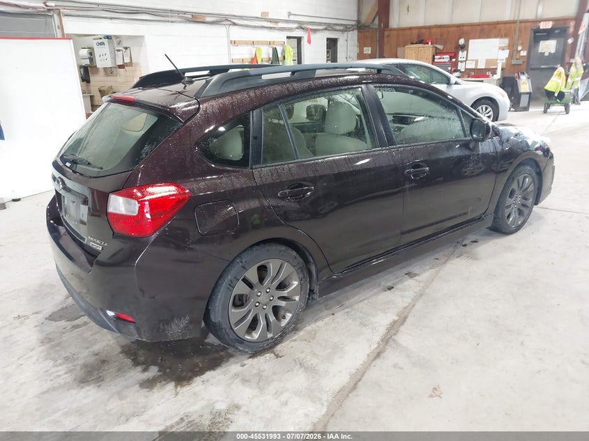 2013 Subaru Impreza VIN JF1GPAL60DH206643 IAAI salvage auction — NORMAL WEAR, Clear (New York), sold $225 on 2026-07-15 (photo 4)
